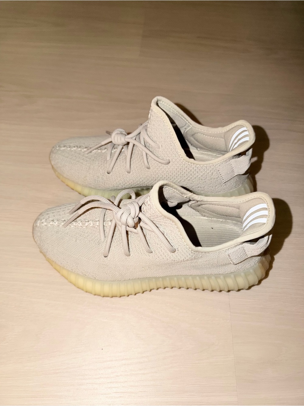 YEEZY Light Beige Knit Sneaker